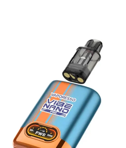 VAPORESSO VIBE with AXON Chip – smart chipset delivering stable power output and flavor consistency in starter vape kits.