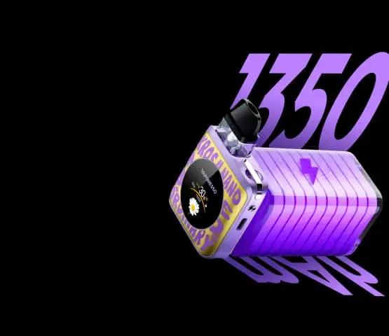 Vaporesso XROS 4 NANO – large battery capacity (1350mAh) for an MTL vape pod, ensuring long-lasting mouth to lung vape sessions.