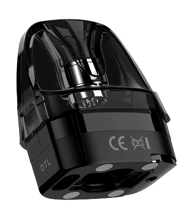 The LUXE XR DTL Pod, an empty pod compatible with GTX coils, turning your device into a versatile gtx coil vape.