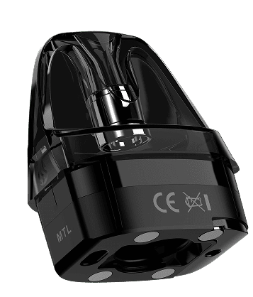 The LUXE XR MTL Pod, designed for a tight, cigarette-like draw and compatible with GTX coils for a customized gtx coil vape experience.