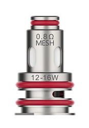 The GTX 0.8Ω Mesh Coil, a balanced choice for MTL vapers looking for a satisfying throat hit and consistent flavor.